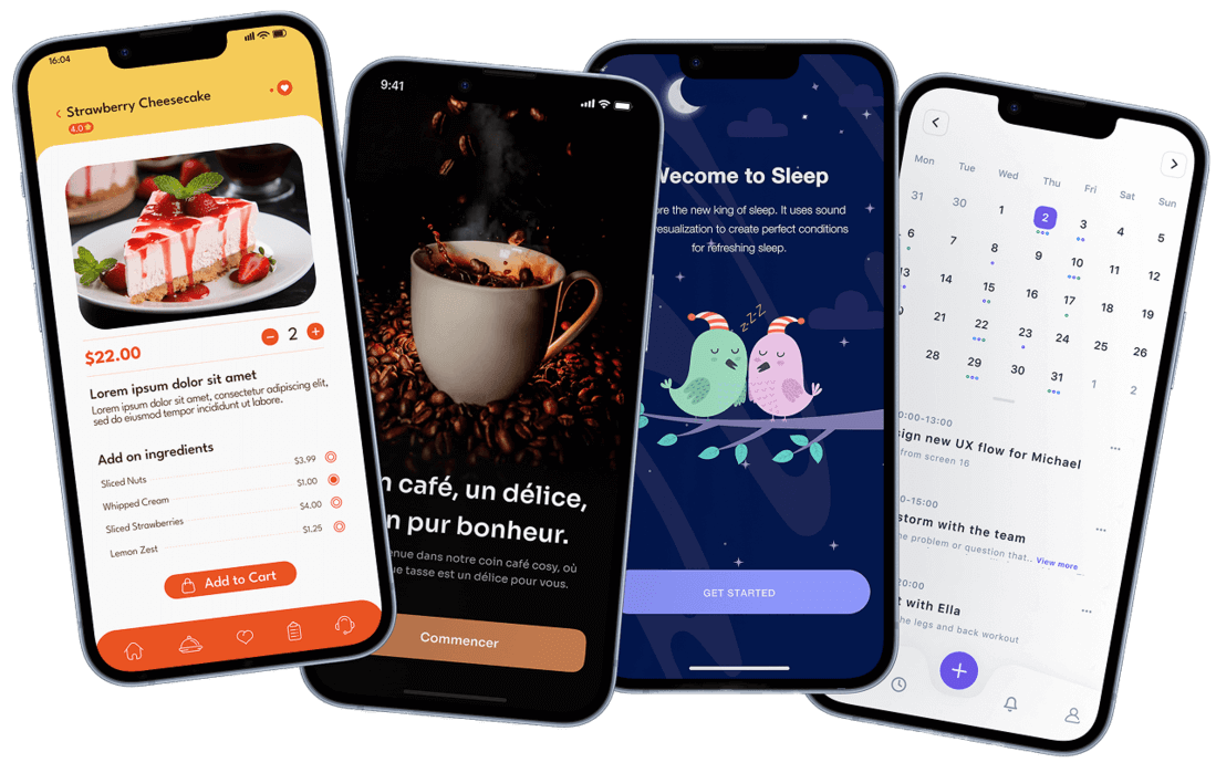 Visual graphic of projets